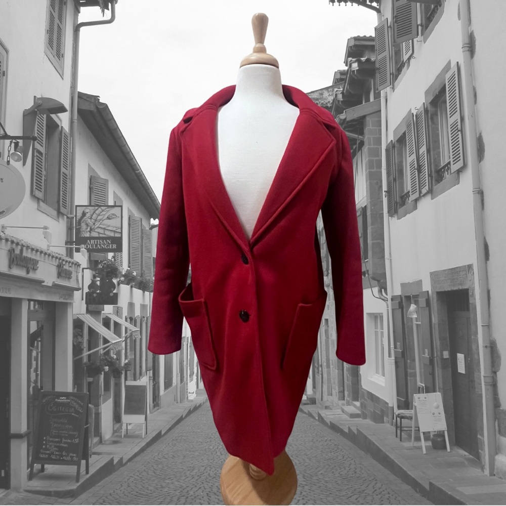 Old Navy M Red Coat